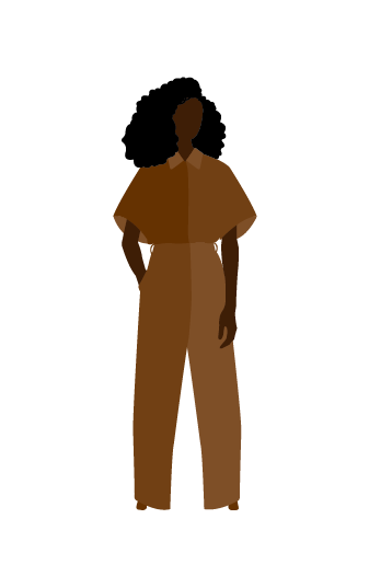 a black figure