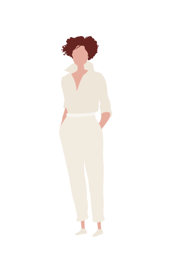 a white figure